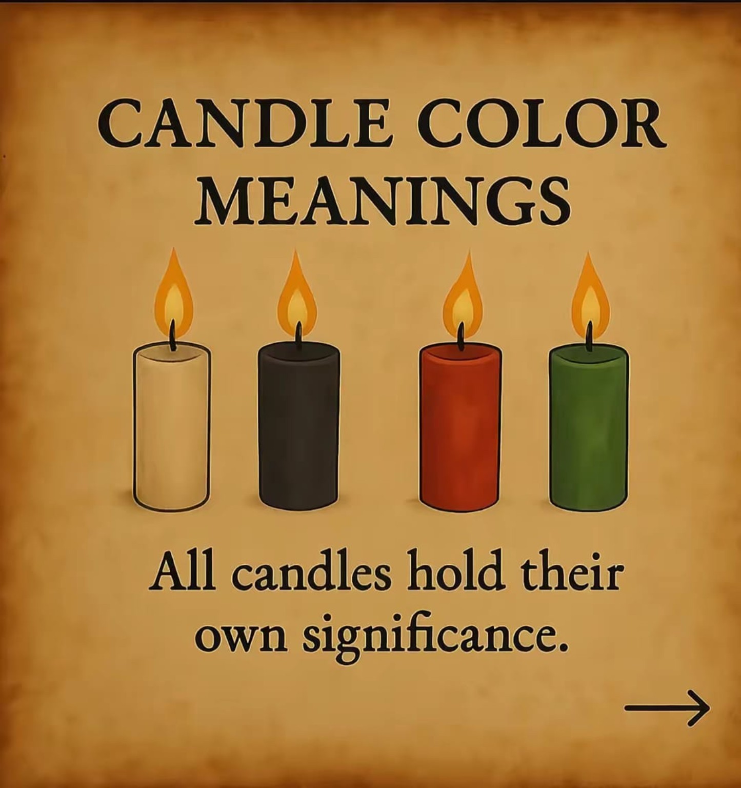 Candle color meanings