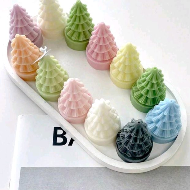 Miniature christmas Trees Set