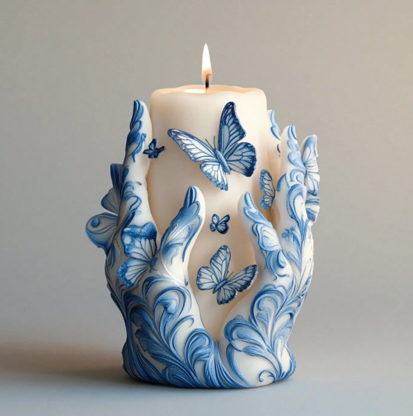 Artistic Hand Candle