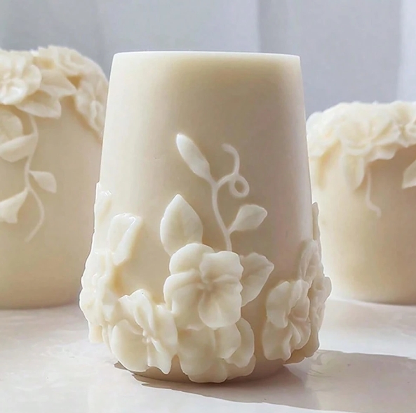 Pillar Flower Candle