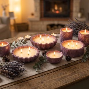 Purple Lunar Breeze Candle